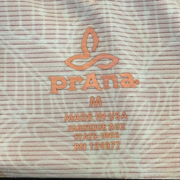 PRANA Sleeveless Abstract Prints Scoop Neck Top Red White Women’s Size Medium - Picture 4 of 6